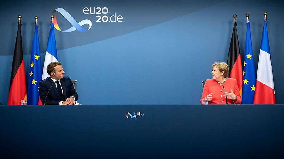 ChanChancellor Angela Merkel and French President Emmanuel Macron at the European Council. (German Federal Government/Bergmann)cellor Angela Merkel and French President Emmanuel Macron at the European Council. (German Federal Government/Bergmann)